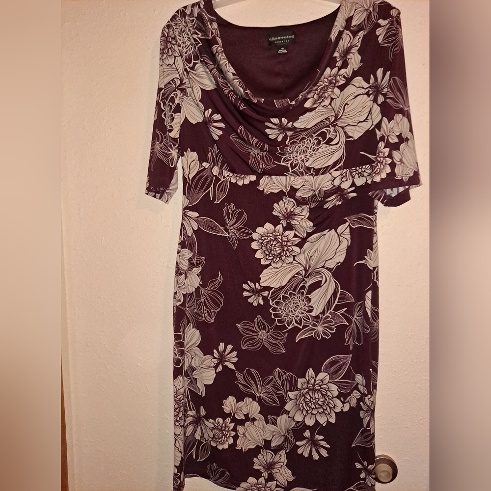Burgundy dress